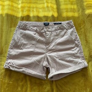 Jones New York Women's Light Beige Cargo Shorts
